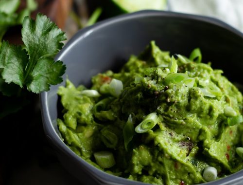 green vegetable in grey ceramic bowl